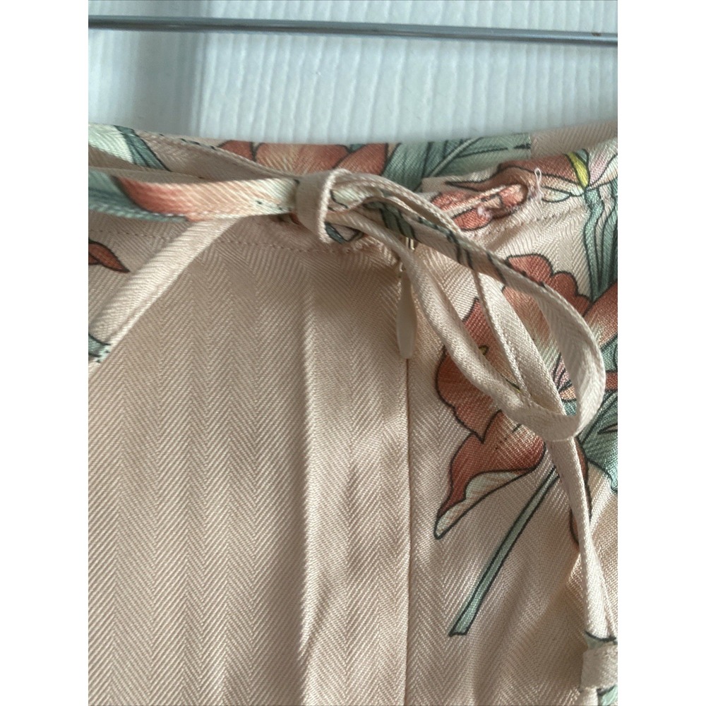 Tommy Bahama Womens 6 100% Silk Pink Maxi Skirt Vintage - Picture 2 of 6